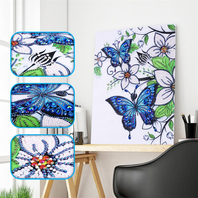 

Gobestart Special Shaped Diamond Painting DIY 5D Partial Drill Cross Stitch Kits Crystal R