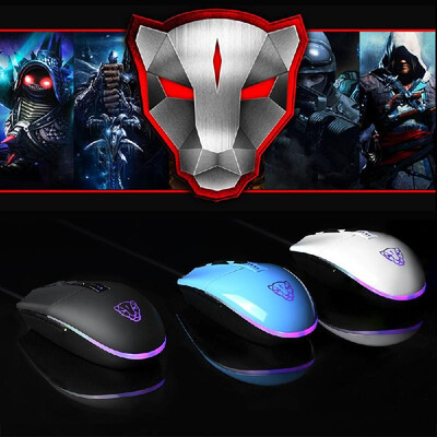

MOTOSPEED Macro Definition Gaming Mouse USB Wired RGB Backlit 4000 DPI 6 Keys Black