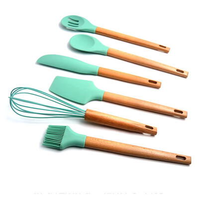 

6pcsSet Silicone Non-Stick Kitchen Cookware Utensils Baking Cooking Tool
