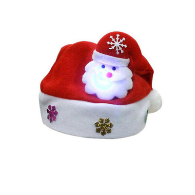 

〖Follure〗2PC Adult LED Christmas Hat Santa Claus Reindeer Snowman Xmas Gifts Cap