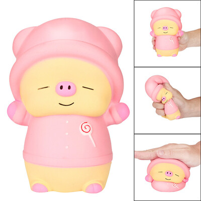 

Gotoamei Kawaii Cartoon Pink Piglet Squishy Slow Rising Cream Scented Stress Reliever Toy