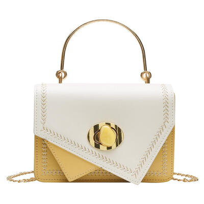 

Women Chain Shoulder Bag PU Flap Handbag Casual Embroidery Crossbody Bags