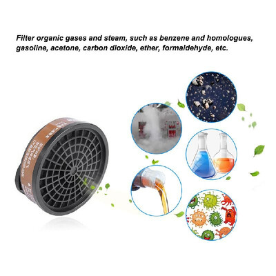 

3M 3001 Gas Mask Filter Cartridge Organic Gas Painting Spraying Filter with 3M 32001201HF52 Mask Use