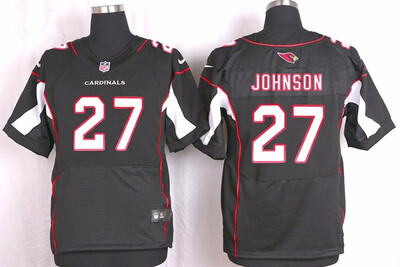 

Mens Nike Arizona Cardinals 27 Johnson Elite White NFL Jersey