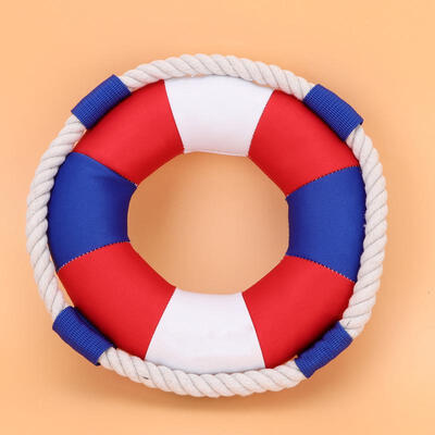 

Greensen Cute Swim Ring Shape Pet Bath Swimming Pool Toy Dog Biting Bathing Toys
