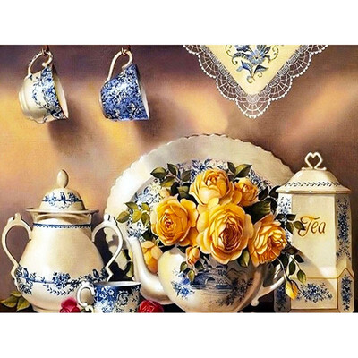 

5d Diamond Painting New Arrivals Flower Picture Of Rhinestones Diamond Embroidery For Children Cross Stitch Kits Beadwork