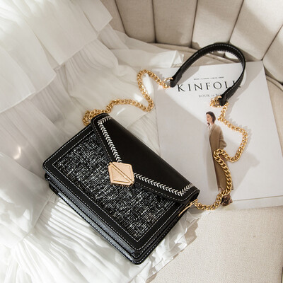 

Autumn&Winter Ms ins Tide Single Shoulder Slant Bag Fashion Chain Bag Brief Autumn