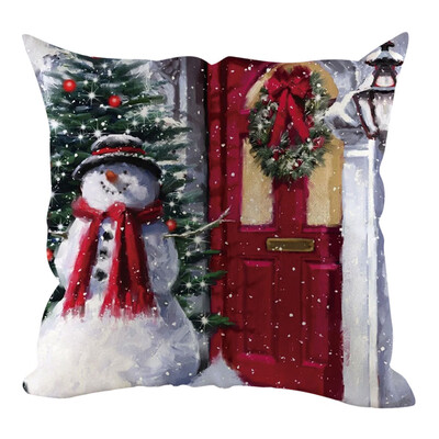 

〖Follure〗Christmas Pillow Cover Pillowcases Decorative Sofa Cushion Cover Home Decoration