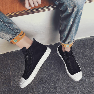 

Mens shoes fall 2019 New casual shoes Korean fashion net-red lazy shoes Mens shoes with summer cloth