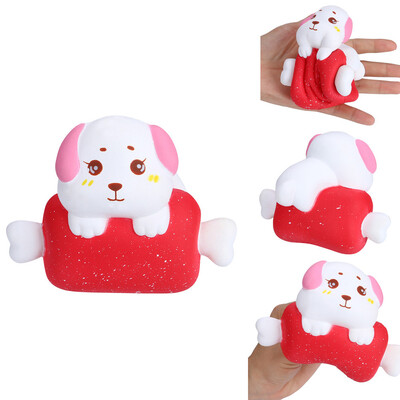 

Gotoamei 1PC Greedy Puppy Charm Slow Rising Squeeze Stress Reliever Toy