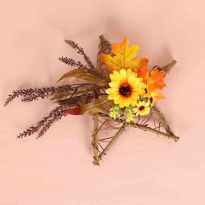 

Toponeto Artificial Flower Wreath Door Hanging Wall Window Wedding Home Garden Decor