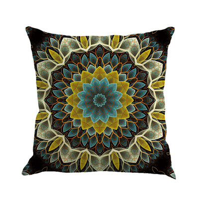 

〖Follure〗Geometry Painting Linen Cushion Cover Throw Pillow Case Sofa Home Decor F