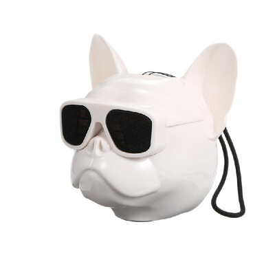 

Unique Design Personalized Wireless Bulldog Speaker Perfect Sound Stylish Decoration BT Stereo-speaker with Hang Rope USB Disk Por