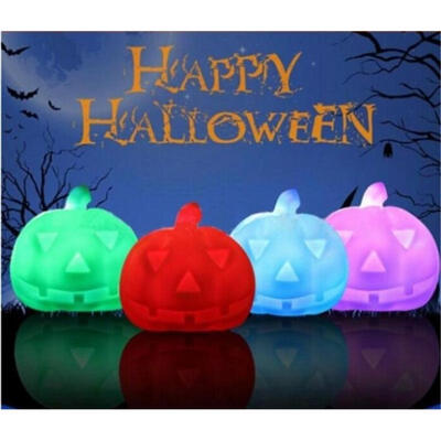 

Colorful Led Pumpkin Party Decoration Prop Bedside Table Light Halloween Lamp