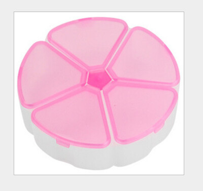 

Portable mini medicine box packing box household daily necessities