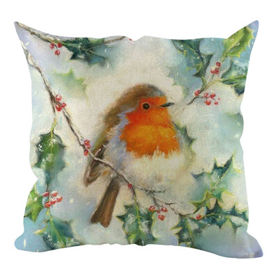 

Siaonvr Christmas Pillow Cover Pillowcases Decorative Sofa Cushion Cover Home Decoration