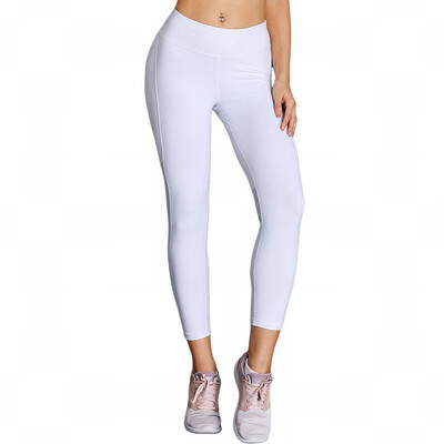 

Solid color yoga leggings women