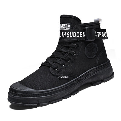 

Wild mens shoes high shoes shoes Martin boots tooling boots non-slip tide shoes retro