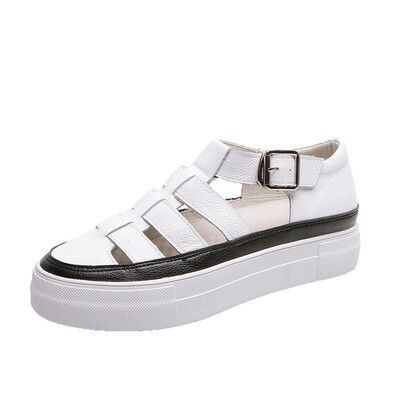 

Women Sandals Summer 2019 New Female Shoes Woman Summer Wedge Comfortable Sandals Ladies Slip-on Flat Sandals Women Sandalias