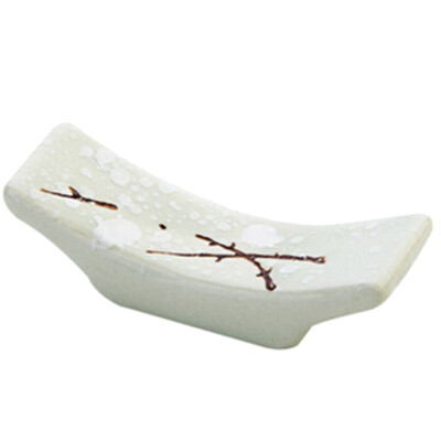 

1 Piece Japanese Cuisine Ceramic Frame Snowflake Chopsticks Pillow Chopsticks Holder