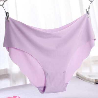 

Women Sexy Solid Invisible Seamless Soft Thongs Lingerie Briefs Hipster Underwear Panties New