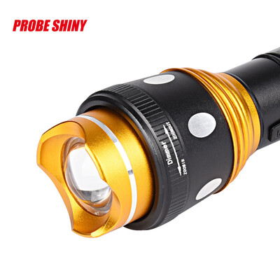 

Saidsome Super Bright XM- T6 LED Adjustable Focus Flashlight Torch Zoomable flashlight lamp