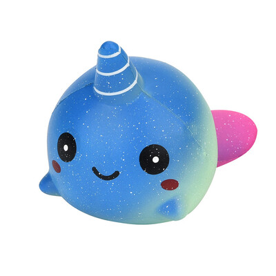 

YIWULAExquisite Fun Big Whale Scented Squishy Charm Slow Rising 12cm Simulation Toy