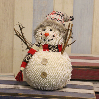 

Gobestart Christmas Doll Pendant Cartoon Old Man Puppet Hanging Scene Dress Up