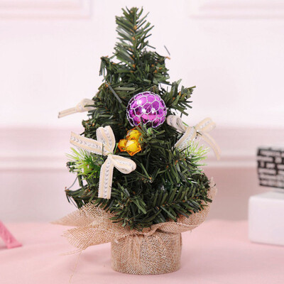 

Mini Christmas Tree Party Ornament Decors Desk Table Festival Xmas Decor