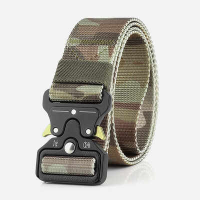 

New Nylon military tactical belt Metal insert buckle unisex Training belts for Men&Woman High quality strap
