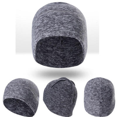

Gray Cap Fleece Men Winter Hat Military Tactical Skull Cap Soft Beanie Windproof