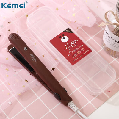 

Mini Portable Steam flat Hair iron hair straightener Curler Straightening steampod Cute Professional Curling Hair irons