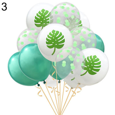 

15Pcs 12inch Flamingo Pineapple Leaf Latex Balloon Party Birthday Holiday Decor