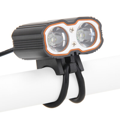 

Waterproof Front Lamp 6000LM 2x CREE XM- T6 USB LED Bike Bicycle Light