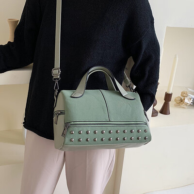 

Ins Scrub bag handbags new 2019 Korean version of the fashion texture wild shoulder bag shoulder Messenger Boston bag