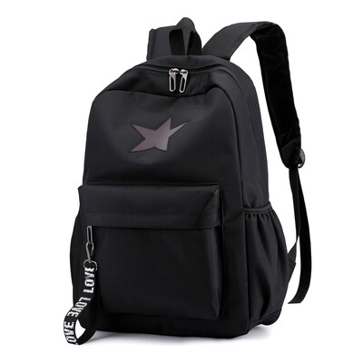 

Luminous gradient schoolbag mens shoulders junior high school students Korean backpack high school students large capacity mens