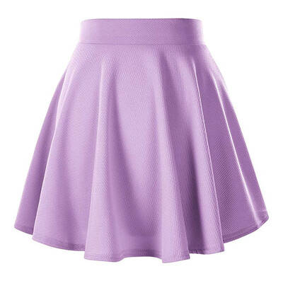 

Roseonmyhand Fashion Womens Solid Color Elastic Band Mini Skirt Ball Gown Skirt