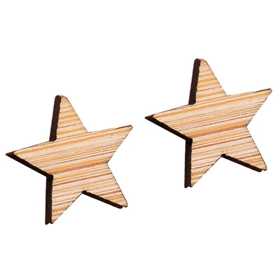 

1 Pair Fashion Lovely Geometric Pentagram Stainless Steel Stud Earring For Women