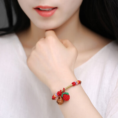 

Transit red rope bracelet childrens birth year jewelry