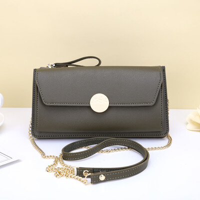 

Tailored Women Mobile Wallet Large Capacity Long Clutch Bag Zipper Diagonal Shoulder Bag