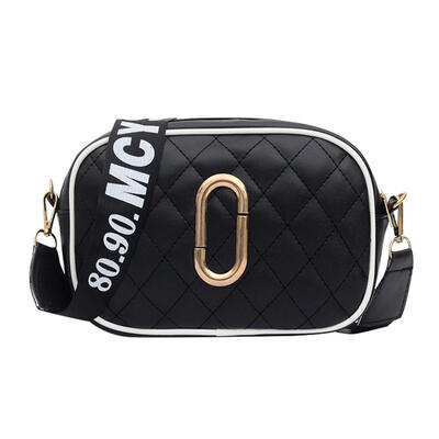 

Lozenge Lattice Shoulder Bags PU Metal Decor Women Crossbody Square Bag