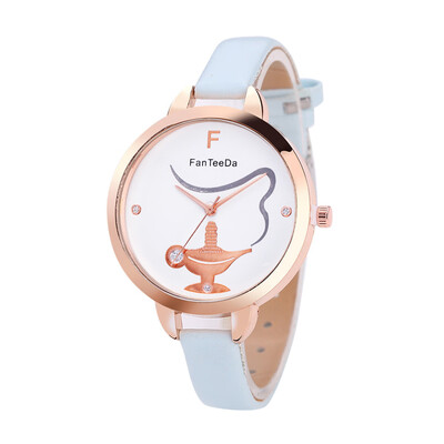 

Best Sale Women Watches Magic Lamp Pattern Dial Fashion Ladies Quartz Wristwatch Leather Strap Clock Casual Dress Reloj Mujer