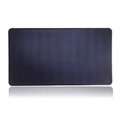 

Car Mat Super Large Mesh Pure Black High Temperature Mobile Phone Ornament Slippery Dashboard Non-Slip Mat