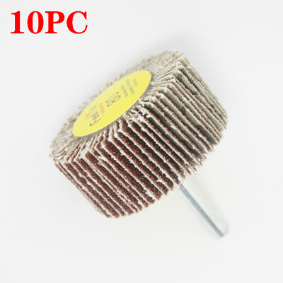 

〖Follure〗Sanding Polishing Grind Wheel Disc 80 Grit Cylinder Handle Flap Abrasive