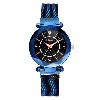 

Luxury Watches Women Mesh Magnet Buckle Quartz Clock Starry Sky Bracelet Dress Wrist Watches Relogio Feminino