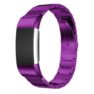 

〖Follure〗Genuine Stainless Steel Bracelet Smart Watch Band Strap For Fitbit Charge 2 BU