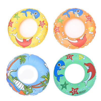 

Cartoon Print Baby Swimming Ring Toy Armpit Inflatable Kid Pool Seat Float