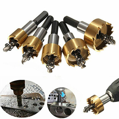 

〖Follure〗16-30mm Drill Bit Stainless Steel High Speed Hole Opener Set for 6542 Steel 5Pcs