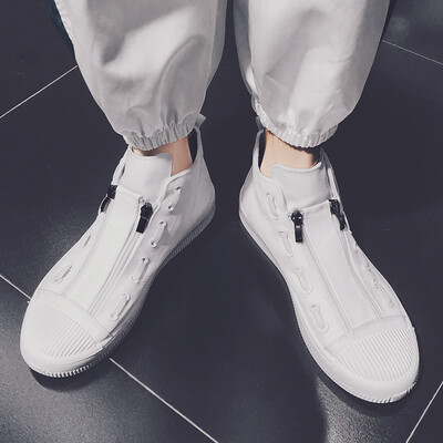 

Mens shoes fall 2019 New casual shoes Korean fashion net-red lazy shoes Mens shoes with summer cloth