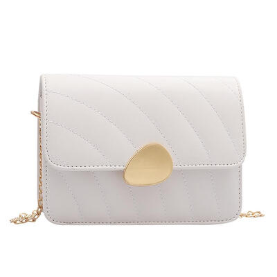 

PU Leather Mini Women Shoulder Bags Metal Pattern Pure Color Crossbody Bags